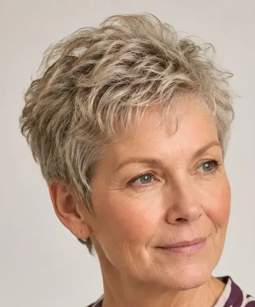 Wash-and-Go Silver Pixie